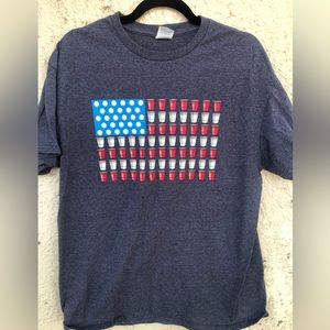 Beer Pong Themed T-shirt